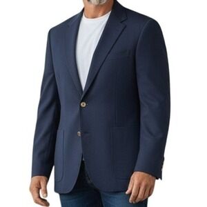 Vintage Jack Nicklaus Tournament Series Blazer Navy Gold Buttons 43L Mens Jacket